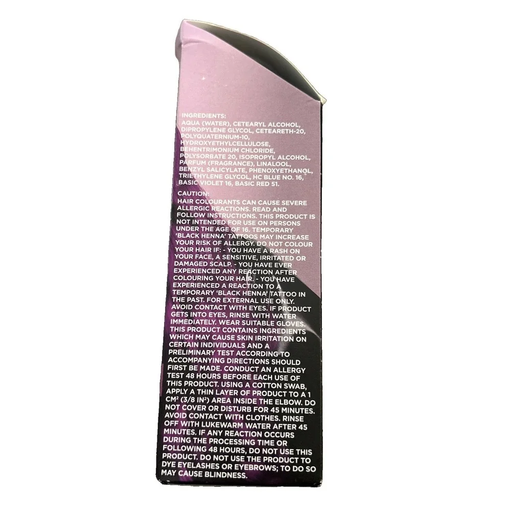 Bleach London Bruised Violet Semi Permanent Vegan Hair Dye Blondes Burnette